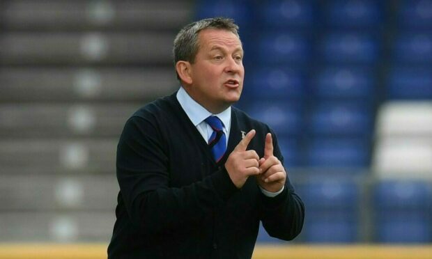 Inverness CT head coach Billy Dodds.