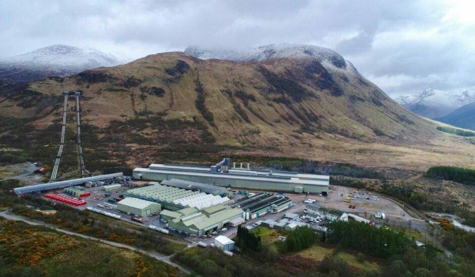 Alvance British Aluminium smelter, Ben Nevis, Fort William.