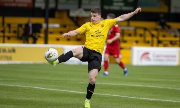 Nairn County striker Conor Gethins