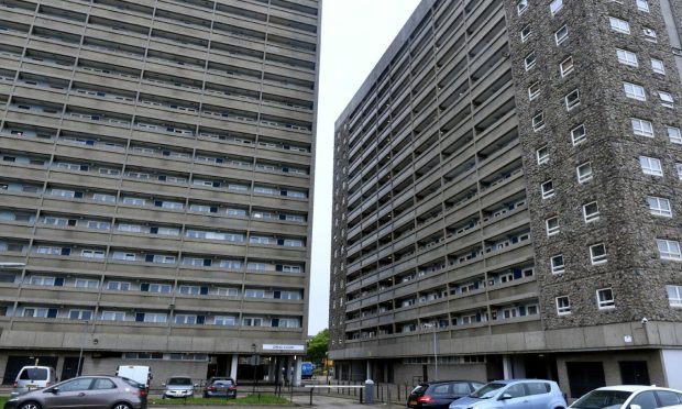 Greig Court and Hutcheon Court, Aberdeen. Around 40 council housing staff are to go on strike for four days as a row over changes to their roles escalates.