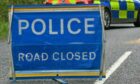 The A965 remains closed following the crash.