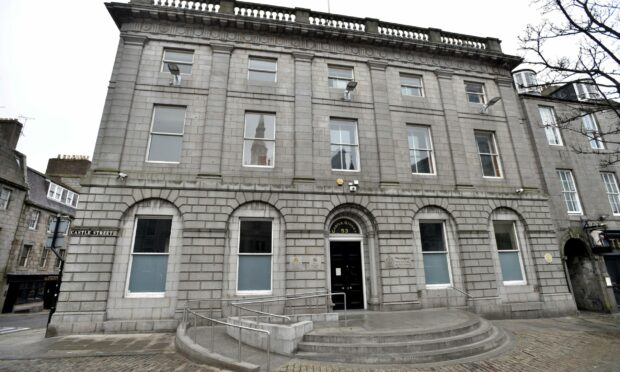 The trial is being held at Aberdeen Sheriff Court.