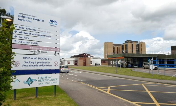 Raigmore Hospital in Inverness. Photo: DCT Media