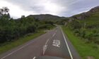 Roadworks to commence on the A830 Supplied by Google Maps.