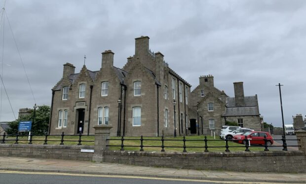 Lerwick Sheriff Court.