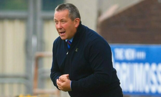 Caley Thistle head coach Billy Dodds.