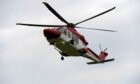 coastguard helicopter airlifted to aberdeen