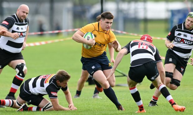 Sean Mills in action for Gordonians.