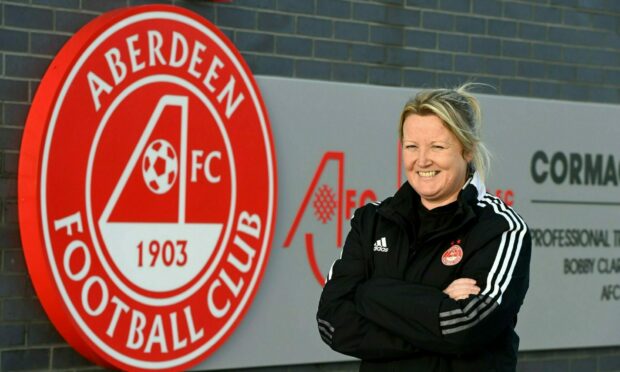 Aberdeen Women co-manager Emma Hunter..