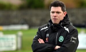 Buckie Thistle boss Graeme Stewart.