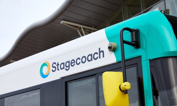 A stagecoach bus