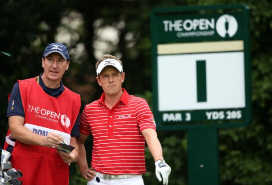 John McLaren during his time with Luke Donald