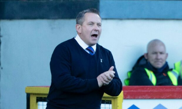 Caley Thistle head coach Billy Dodds.