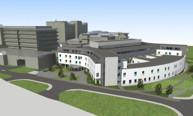 Artist impressions of The ANCHOR Centre and The Baird Family Hospital.