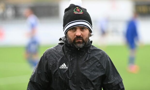 Cove Rangers manager Paul Hartley.