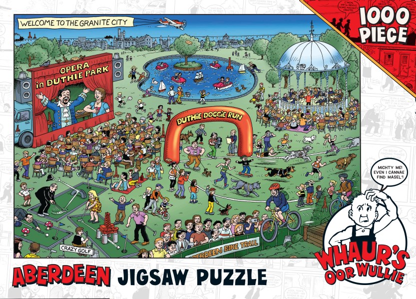 Whaur's Oor Wullie in Aberdeen Jigsaw Puzzle