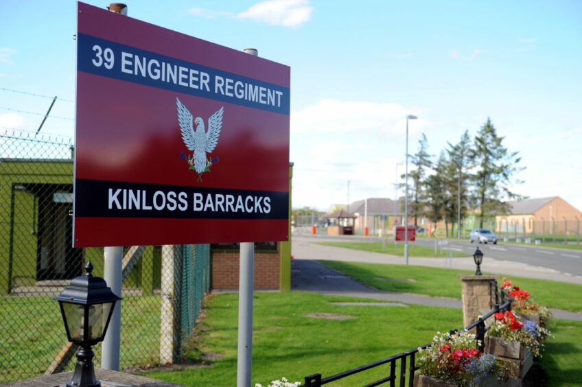 Kinloss Barracks. Image: Gordon Lennox/ DC Thomson