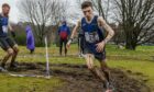 Hamish Hickey representing Scotland in a cross country international in Stirling. Supplied by Scottish Athletics - Bobby Gavin.