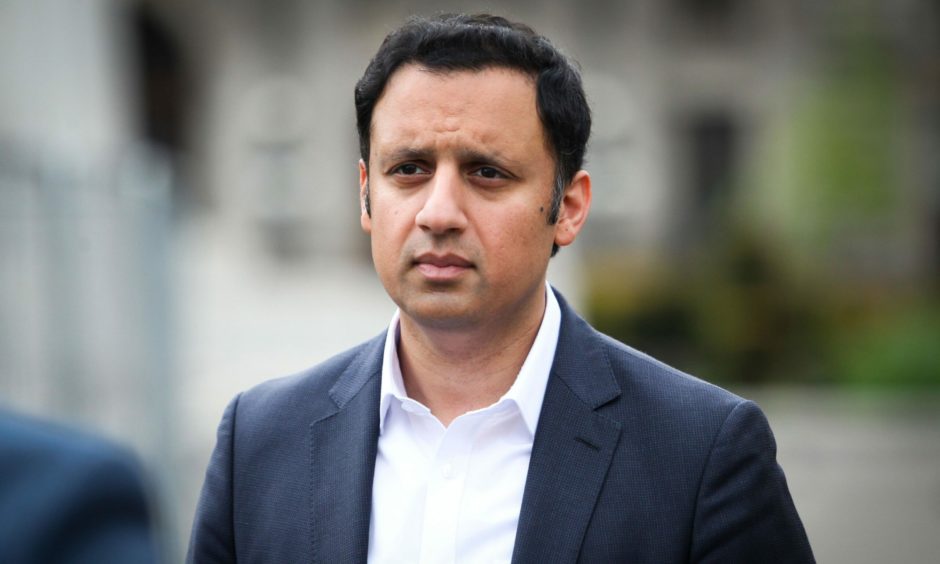 Anas Sarwar wearing a suit. 