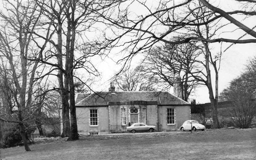 1974: Tillydrone House in The Chanonry, Old Aberdeen, with its symmetrical two-window frontage with a handsome bow entrance in the centre.