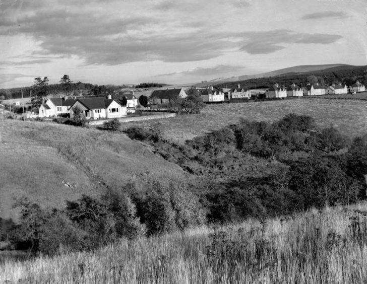 1964: The village of Cairnie in Aberdeenshire, which is located around four miles north-west of Huntly.