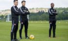 New signings Scott Brown and Jay Emmanuel-Thomas made their Aberdeen debuts in a friendly against Inverness Caley Thistle.