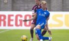 Gary Mackay-Steven put Hearts in front at Balmoor