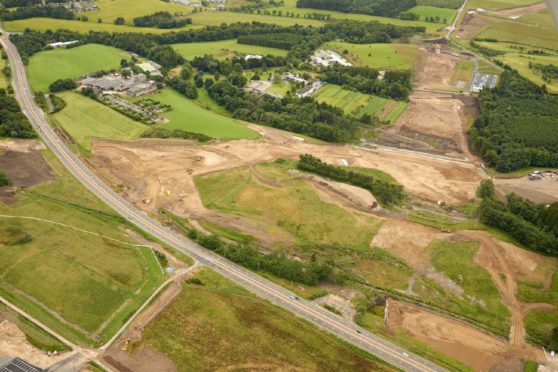 SRUC is in a legal battle with the Scottish Government over land at Craibstone used for the AWPR. Picture by Jim Irvine  in 2018.