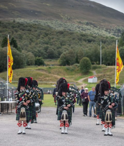 Pipers thrilled the crowds at the Braemar Gathering Alternative. Photos: Michal Wachucik/Abermedia