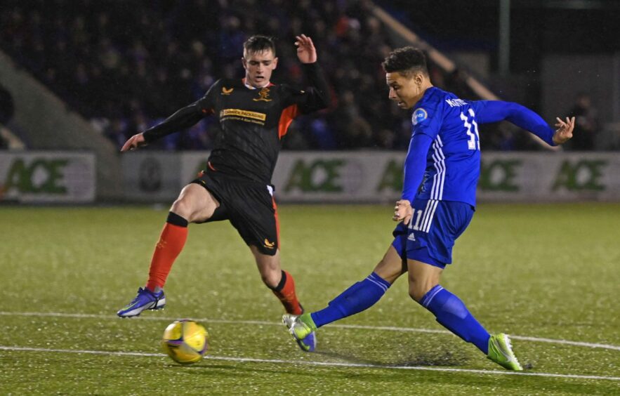 Cove Rangers forward Leighton McIntosh makes it 5-1