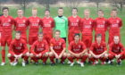 Some of the players from Aberdeen's youth squad in 2009/10. Pictured, from left, are (back row), Dominico Gibson, Dean Jarvis, Anthony Bolger, Lewis Davidson, Lukasik Przemyslaw, Joseph Shaughnessy, Jordon Brown, Clark Robertson, Gilli Sorensen and front, from left, Jamie Masson, Conor Devaney, Stirling Smith, Callum McRobbie, Mitchel Megginson and Nicky Low.