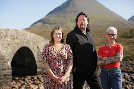 Scotland's Home of the Year judges, from left. Kate Spiers, Michael Angus and Anna Campbell-Jones.