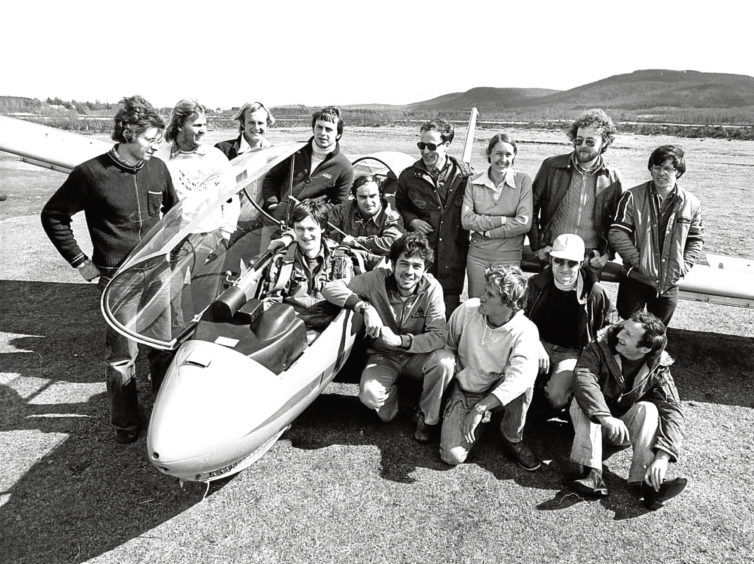 1992: The Scottish Gliding Association on Saturday accepted a new ASH 25 Glider from the Scottish Sports Council at Deeside Gliding Club's airfield at Aboyne.