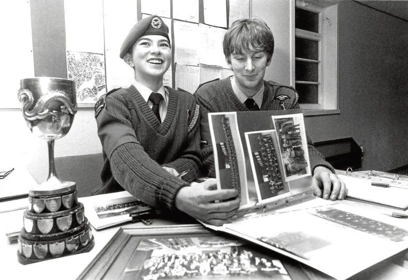 1990: Female cadets get in on the act for the first time in the North-east.