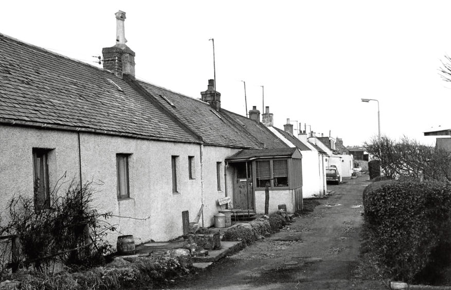 1979: New shops sprung up on the main street in Portlethen as the village expanded.