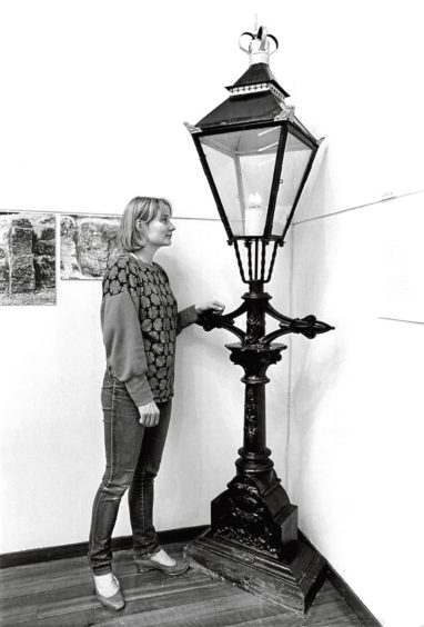 1984: Jan Dunbar, pictured, and Hilary Murray pooled talents to come up with an exhibition about city streets.