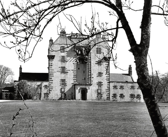 1976: Craigston Castle, Turriff, pictured in 1976, is now rented out as a luxury holiday home.