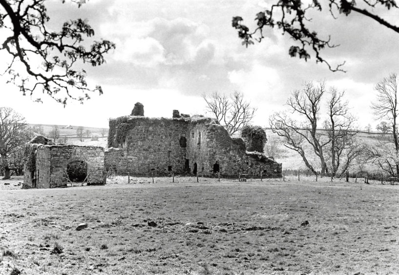 1982: Gight Castle, near Fyvie, was for hundreds of years the residence of the Gordons of Gight.
