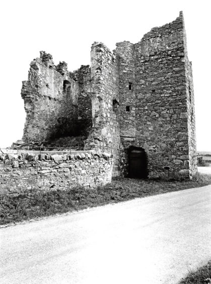 1980: Sadly now in ruins is Eden Castle, near Banff, which was built in the latter half of the 16th century by the Meldrum family.