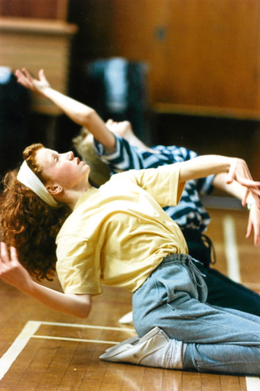 1993: Kirstyn, 14, and Kathryn Keith, 12, of Stonehaven, at the Summer School of Dance at Summerhill Education Centre, Aberdeen.