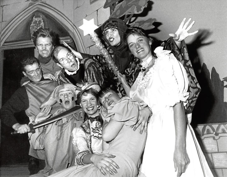 1991: The cast of Sleeping Beauty come together ahead of their upcoming performance at Aberdeen Arts Centre.