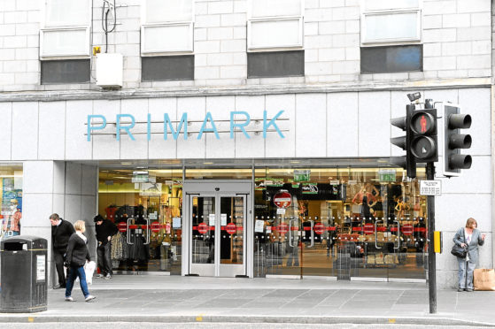 The Primark store on Union street