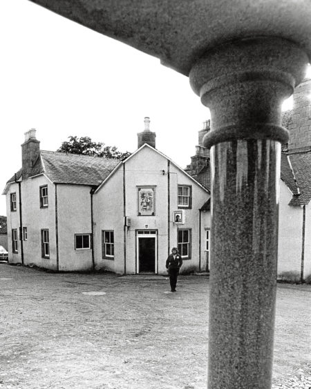 1973: A new road through Torphins offered fresh perspectives on the old Inn, the original part of the Learney Arms Hotel.