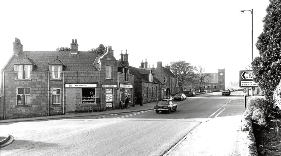 1982: The crossroads at Torphins.