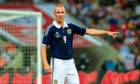 Kenny Miller in action for Scotland.