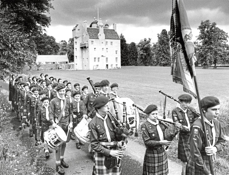 London’s only Scottish Scout group settle in at summer camp at Aboyne