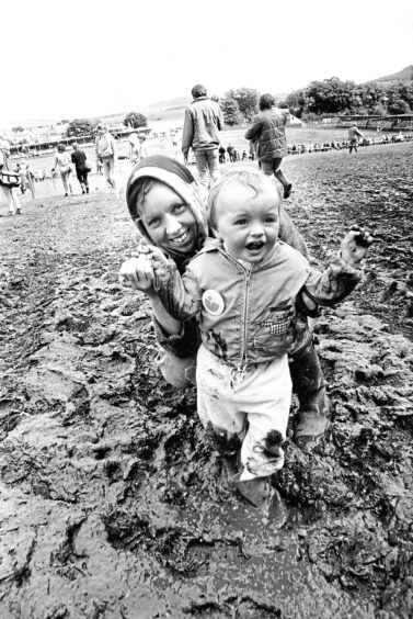 Sixteen-month-old Shona Wallace, from Cawdor, with mum Aileen