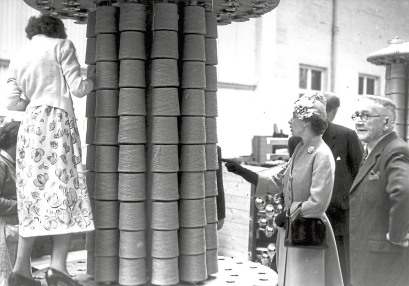 1955: The Queen tours Richard Ltd’s Broadford Works