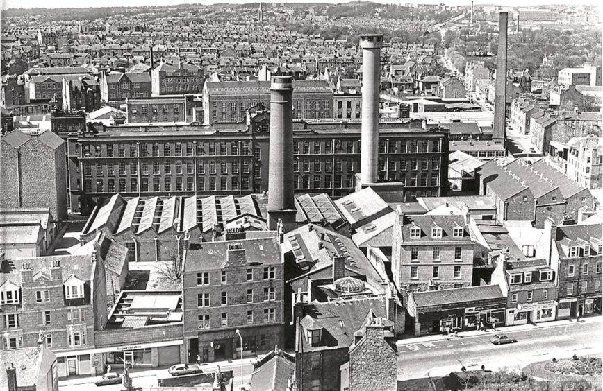 1985: An aerial view of Broadford Works