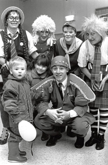 1990: Norco staff swapped their uniforms for fancy dress to raise funds for Roxburghe House